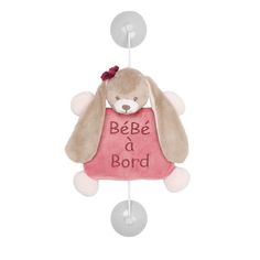 Игрушка мягкая Nattou Знак Baby on board (Наттоу) Nina, Jade & Lili Кролик 987387