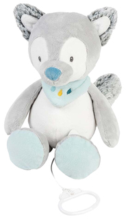 Игрушка мягкая Nattou Musical Soft toy Tim & Tiloo Волк музыкальная 498067
