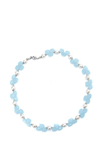 Колье "pearl blue" Unique КТГ1909К голубое