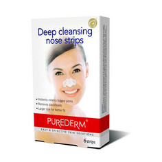 Полоски для глубокого очищения пор Purederm, 6 шт.