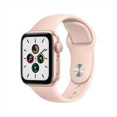 Смарт-часы Apple Watch SE 40mm Gold Aluminium Case with Pink Sand Sport Band (MYDN2RU/A)