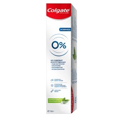 Зубная паста Colgate,. 0%, Бодрящая Свежесть от кариеса 130 г