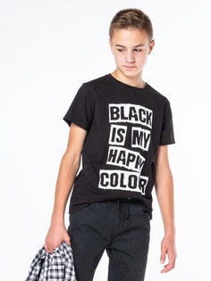 Футболка Orby 500869 цв.черный р.140