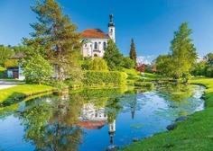 Пазл Брайтбрунн-ам-Кинзее. Бавария, 1000 элементов Schmidt