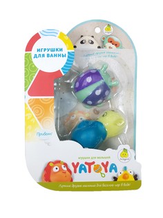 Игрушка для ванной "Любимый сад", 2 штуки (божья коровка, улиточка) ЯиГрушка
