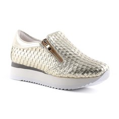 Кроссовки женские Loriblu 8EWE3315WFEB00C7 золотистые 41 RU