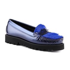 Лоферы женские Loriblu 9IWHC02NWFGN00 синие 36 RU