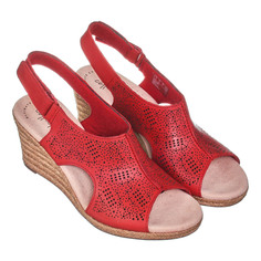 Босоножки женские Clarks Lafley Rosen красные 39 EU