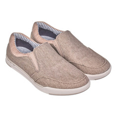 Слипоны мужские Clarks Step Isle Slip бежевые 45 EU