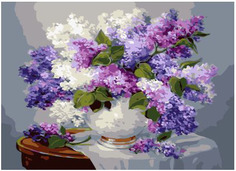 Картина по номерам Paintboy PKC 43002 Все оттенки сирени 30*40 Эксклюзив