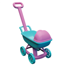 Игрушечная коляска для кукол 38 см Terides Т9-242