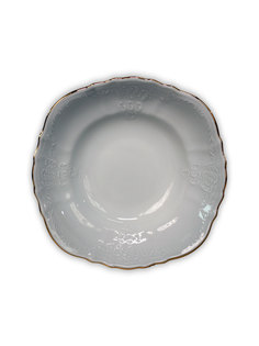 Салатник круглый 23 см, Bernadotte декор Отводка золото Thun 1794 A.S.