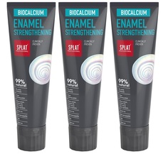 Экспортная зубная паста без фтора SPLAT Укрепление и реминерализация эмали, 125 гр 3 шт