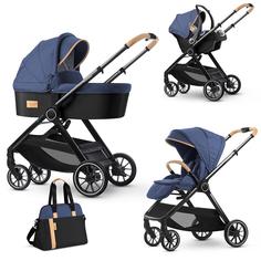 Коляска 3 в 1 Esspero Traveler с сумкой - Denim