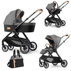 Коляска 3 в 1 Esspero Traveler с сумкой - Grey