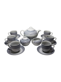 Чайный сервиз "Saphyr"17/6; декор "Нежность" Thun 1794 A.S.