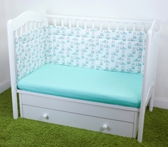 Бортики для детской кроватки Magic City БК-ПБ-017/45 Ушастый лежебока