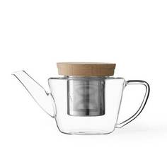 Чайник заварочный Viva Scandinavia Infusion с ситечком (0.6 л), прозрачный V75400