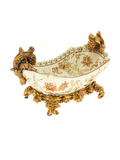 Блюдо декоративное, керамика 30*15*17см Русские подарки 151207