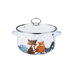 Кастрюля "Озорные коты" 3,5л Agness
