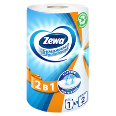 Бумажные полотенца Zewa 2в1 1 рулон