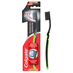 Зубная щетка Colgate Шелковые нити с древесным углем мягкая