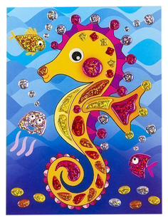 Аппликация Дрофа-Медиа Морской конек блестящая картинка