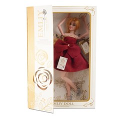 Кукла шарнирная Qian jia toys Бордо. Девушка с собачкой28 см, HP1110870