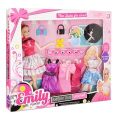 Кукла шарнирная Qian jia toys Модный образ с аксессуарами 28 см, HP1110852