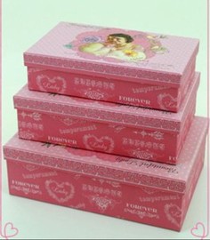 Комплект коробок, 3 штуки, 23x16x8 см, арт. 261-031 Русские подарки