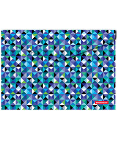 Папка-конверт на кнопке пластиковая ErichKrause Cubes, A4 (в пакете по 12 шт.)
