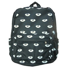 Рюкзак детский Centrum Глаза, 43x31x16 см, цв. черный