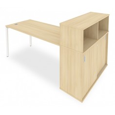 Компьютерный стол Riva Metal System Style Б.РС-СШК-3.4 RIV_CB-00014612, бежевый