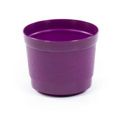 Горшок цветочный "Жасмин", цвет: фиолетовый, 113 мм, 0,6 литра Полесье
