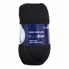 Пряжа Астра "Эвридика", цвет черный, арт. 11 (5 мотков) ( 5) Astra