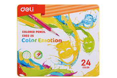 Карандаши цветные "Color Emotion", 24 цвета Deli
