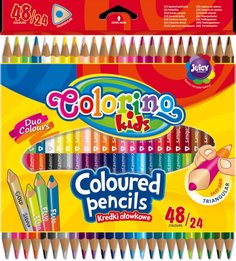 Карандаши цветные "Colorino", двухсторонние, 48 цветов