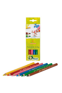 Карандаши цветные "Supersticks X-big", 6 цветов Jolly