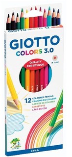 Карандаши цветные акварельные "Colors 3.0", 12 цветов Giotto