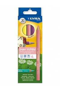 Цветные карандаши "Lyra Superferby Pastel", 6 цветов