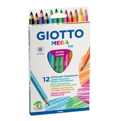 Карандаши цветные "Mega-Tri", 12 цветов Giotto