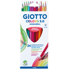 Карандаши цветные акварельные "Colors", 24 цветов Giotto