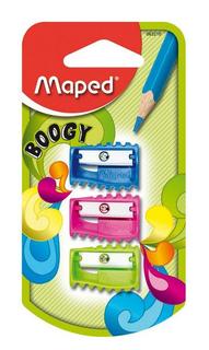 Набор точилок "Boogy", 1 отверстие (3 штуки) Maped
