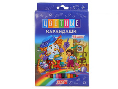 Карандаши цветные "Волшебная история", 36 цветов Проф Пресс