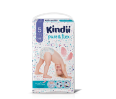 Подгузники KINDII PURE&FLEX 5/XL, 48 шт.