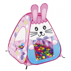 Игровой домик Calida + 100 шаров Кролик 95х95х90см