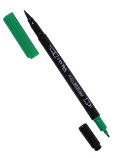 Фломастер "Aqua Brush Duo", изумрудно-зеленый Lyra