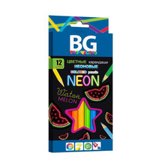 Карандаши цветные "Neon", 12 цветов BG®