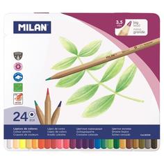 Карандаши цветные "Milan", 24 цвета