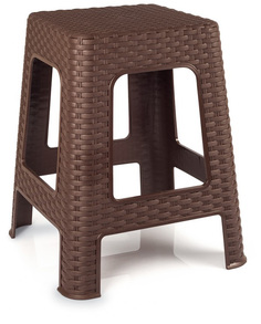 Табурет плетеный, 33 см (капучино) Violet